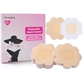 HUTLHTH 60 Pcs Disposable Nipple Covers,Nipple Covers for Women,Upgrade ultra-thin invisible nipple