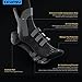 KKUP2U Compression Socks for Men & Women, Medical 20-30 mmHg Graduated Compression for Flight, Maternity, Athletics, Travel, Nurses, Running - Boost Stamina, Circulation & Recovery -Black Blue L