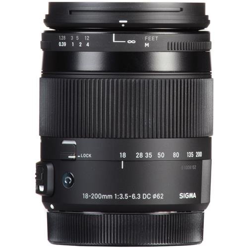 Sigma 18-200mm F3.5-6.3 Contemporary DC Macro OS HSM Lens for Sony A-Mount