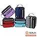 opux Insulated Lunch Box for Men Women Adult, Compact Lunch Bag for Kids Boy Girl Teen, Soft Lunch Cooler Bag for Work School, Leakproof Lunchbox Lunch Pail with Clip-on Buckle, Heather Sea Blue