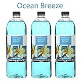 Hosley's Premium Grade 34 oz Ocean Breeze Liquid Potpourri for Aromatherapy- Case of 3
