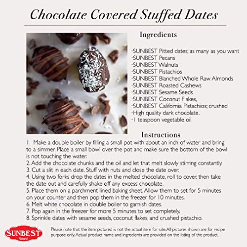 Sunbest Natural California Walnuts, Halved, Raw, Shelled, Non-GMO, Vegan, Kosher, 3 Lbs. - Image 8