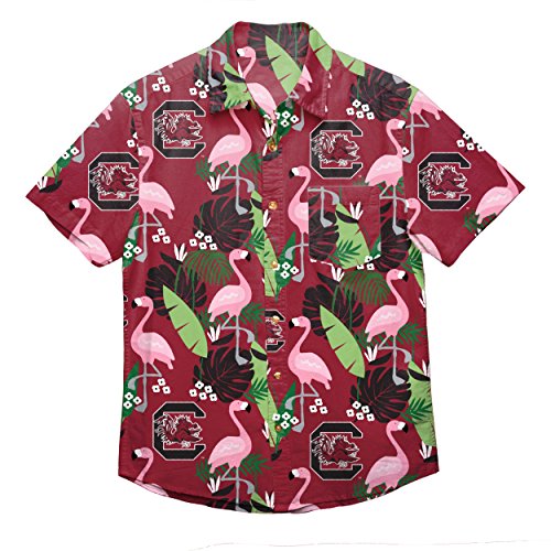 FOCO NCAA Floral Button Up Shirt