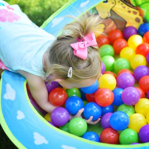 200 Ball Pit Balls for Kids Plastic Ball Refill Pack for Kids