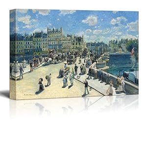 Pont Neuf Paris by Pierre Auguste Renoir Print...
