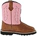 John Deere 1185 Western Boot (Toddler),Tan/Pink,6 M US Toddler