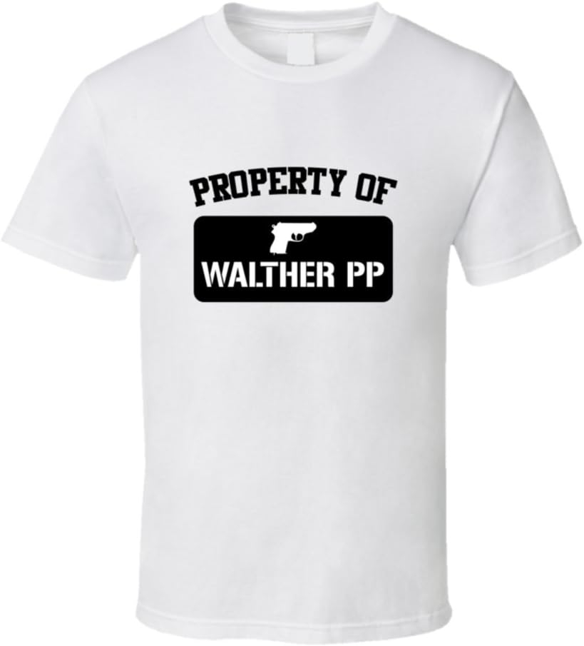 Property of My Walther Pp Pistol T Shirt 2XL White