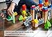 Cubbie Lee New & Unique Knight & Dragon Castle Wooden Building Block Set for Toddlers Preschool Age - Hardwood Plain & Colored Small Wood Blocks for Children - Basic Educational Kids Build & Play Toy