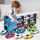 TEMI Transport Cars Carrier Set Toys w/Play