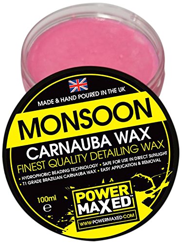 Power MaxedPmcw100P14 Monsoon Carnauba Car Wax, 100 ml
