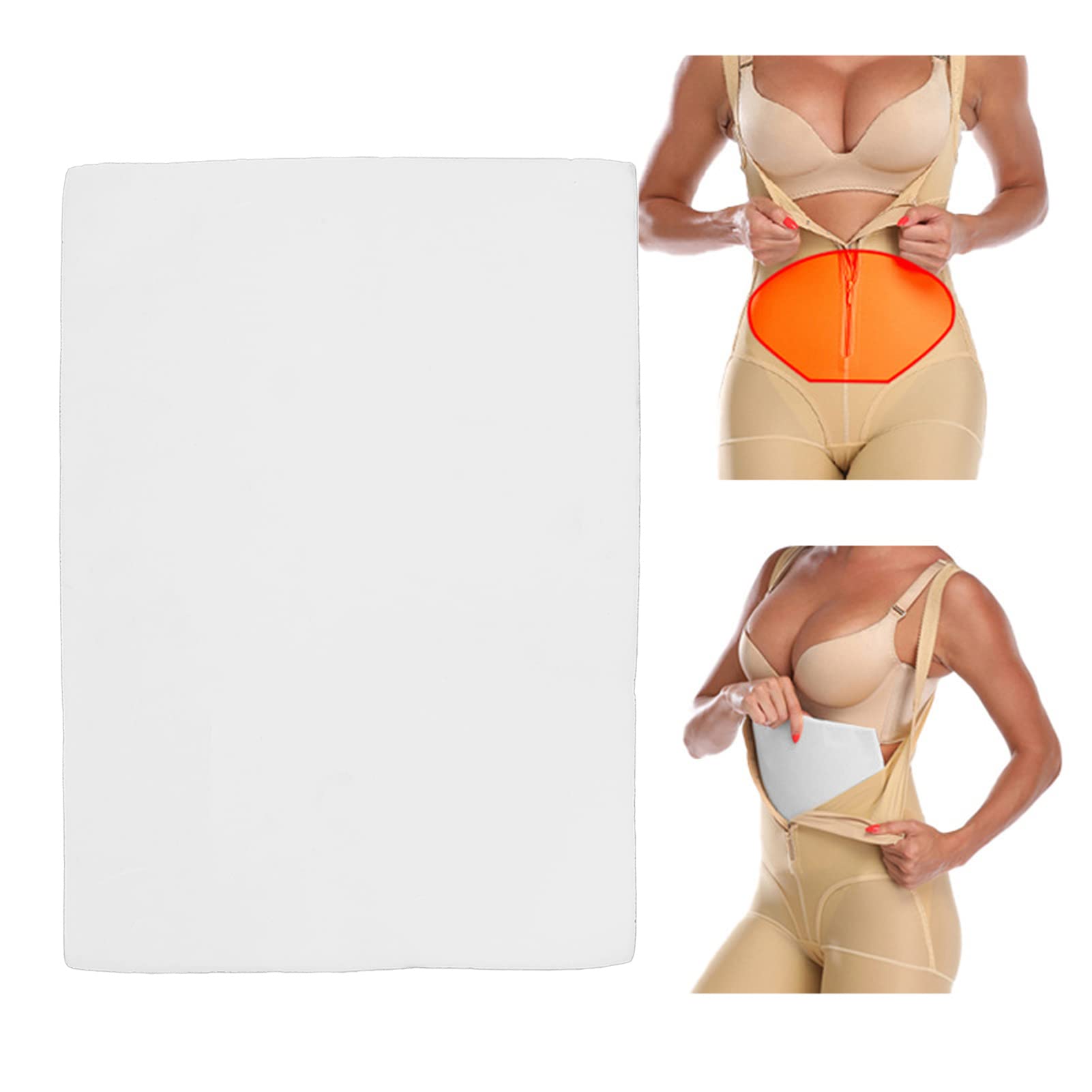 Lipo Foam Abdominal Board Extra Thick Super Soft Post Surgery Liposuction Waist Belly Wrap Board for Arms Chin Abdomen
