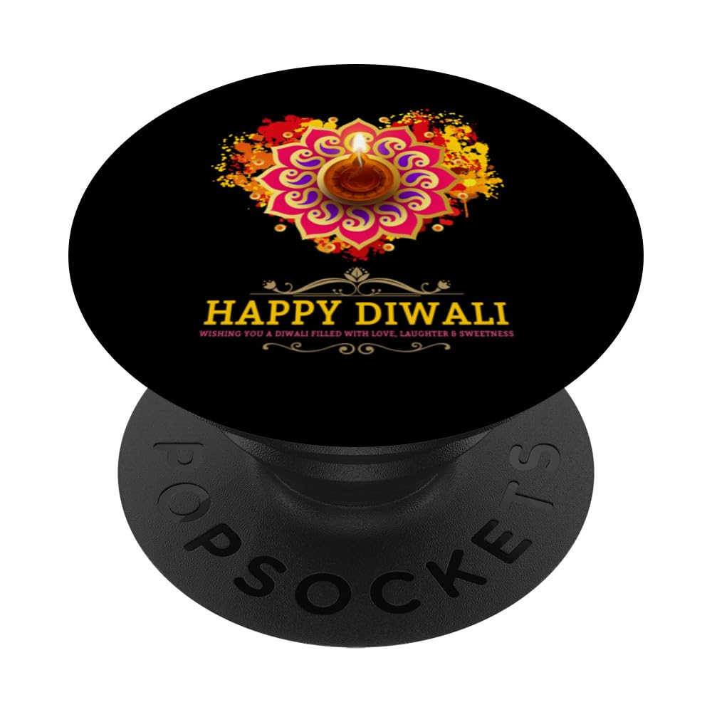 Happy Diwali Festival Outfit Idea For Kids & Hindu Diwali PopSockets Adhesive PopGrip