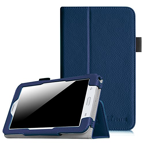 Fintie Samsung Galaxy Tab E Lite 7.0 Case - Slim Fit Folio Stand Leather Cover for Galaxy Tab E Lite SM-T113 / Tab 3 Lite 7.0 SM-T110 / SM-T111 7-Inch Tablet, Navy