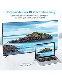 USB C Hub, 9 in 1 USB C Adapter with 90W Power Delivery,4K USB C to HDMI, Ethernet Port, 4 USB 3.0 Ports, Micro SD TF Card Reader, for MacBook Pro Air 2016 2017 2018, ChromeBook, XPS