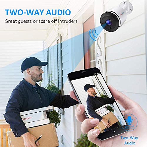 Ctronics WiFi Camera Outdoor, 1080P Wireless Security IP Camera with