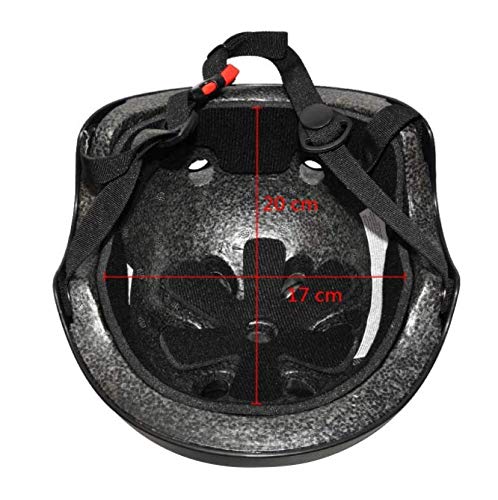 IPurpleBTS 7 Pieces Helmet Protective Gear Set Safety Pads Set for Roller Scooter Skateboard Bicycle(3-8Years Old) (Color : Black)