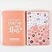 Erin Condren Designer Petite Planner with 80 Pages, 6 Undated Months and Sticker Sheet - Gratitude Journal, Inspirational Quote Cover, Goal and Intention Setting, Functional Stickers