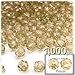 The Crafts Outlet 1,000pc Faceted Plastic Transparent Beads Round 6mm Clear Beads