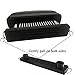 Meat Tenderizer with 48 Stainless Steel Blades, Black