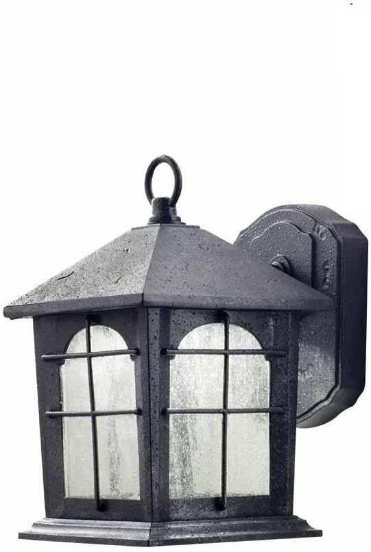 Home Decorators Collection Aged Iron Outdoor LED Wall Lantern