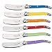 Laguiole by FlyingColors Cheese Knife Butter Spreaders Knife Set, Stainless Steel, MultiColor Handle, 6 Pieces