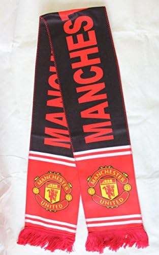 Manchester United FC EPL BPL Polyester Light Weight Scarf Red Devils GGMU