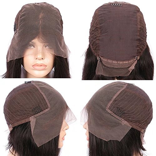 Oulaer 100 Brazilian Human Hair Bob Wig With Bangs Bob Silky