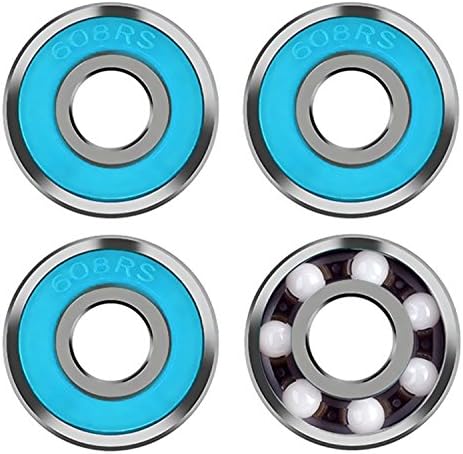 Fidget Spinner Replace Bearings for Hand Spinner EDC Fidget Toy Replacement Parts (3 Blue, 1Bearing)