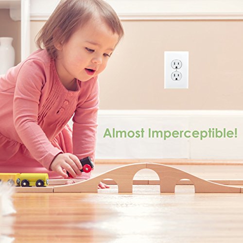 4 Ultra+Clear+Outlet+Covers+Transparent