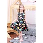 51KPdtUX1dL. SS150 Ahegao-Girls-Floral-Sleeveless-Dresses-Kids-One-Piece-Sundress-for-Casual-School-4-13-Years-Old