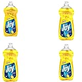 Joy Ultra Concentrated Dishwashing Dish Liquid, Lemon, 30 fl oz (Pack of 4)