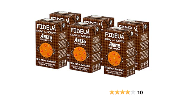 Aneto 100% Natural - Caldo para Fideuá de Pescado y ...