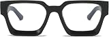 YAMEIZE Blue Light Blocking Glasses Square Eyeglasses for Men & Women view 2