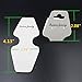 TinFmoon 100Pcs Jewelry Display Hanger Hanging White Cards for Necklace Earring Bracelet etc.
