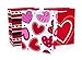Hallmark Medium Valentine's Day Gift Bags Assortment (Hearts, 3 Pack)
