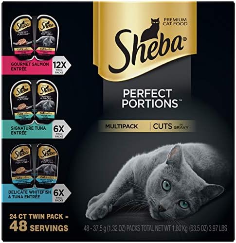 sheba cat food perfect portions calories