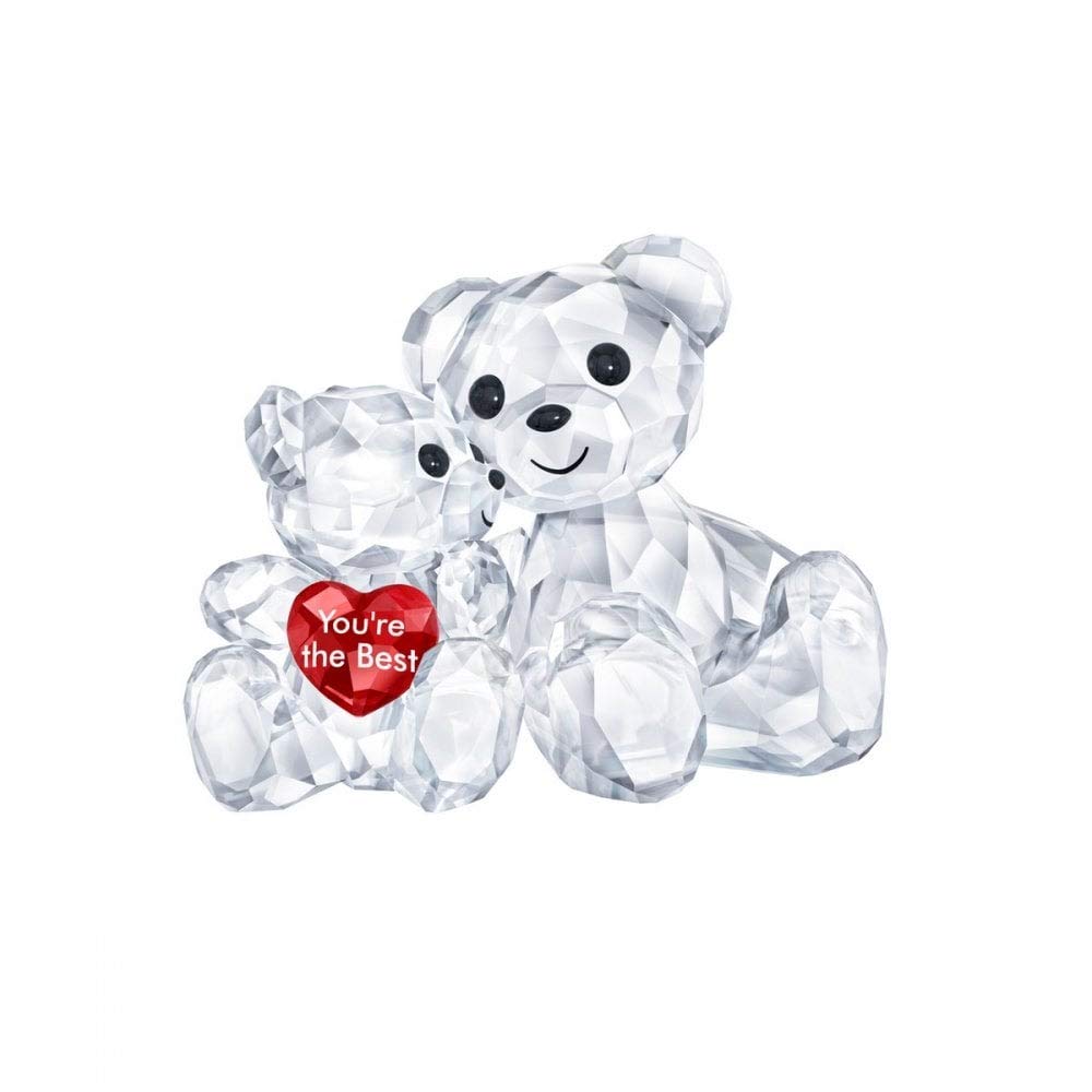 Swarovski 5427994 Kris Bear - You Are The Best Figurine, Crystal, Multi-Colour, 3.3 x 4.9 x 2.9 cm