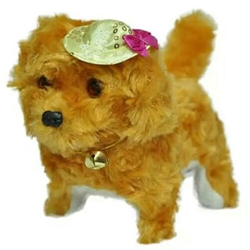 Shanti Enterprises Walking Barking Dog (Dark Brown)