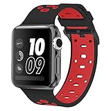 Band for Apple Watch 42mm, Alritz Silicone Sport Straps Replacement Wristband Bracelet for Apple Watch Series 3 / Series 2 / Series 1 / Nike+, Free Protective Case Included