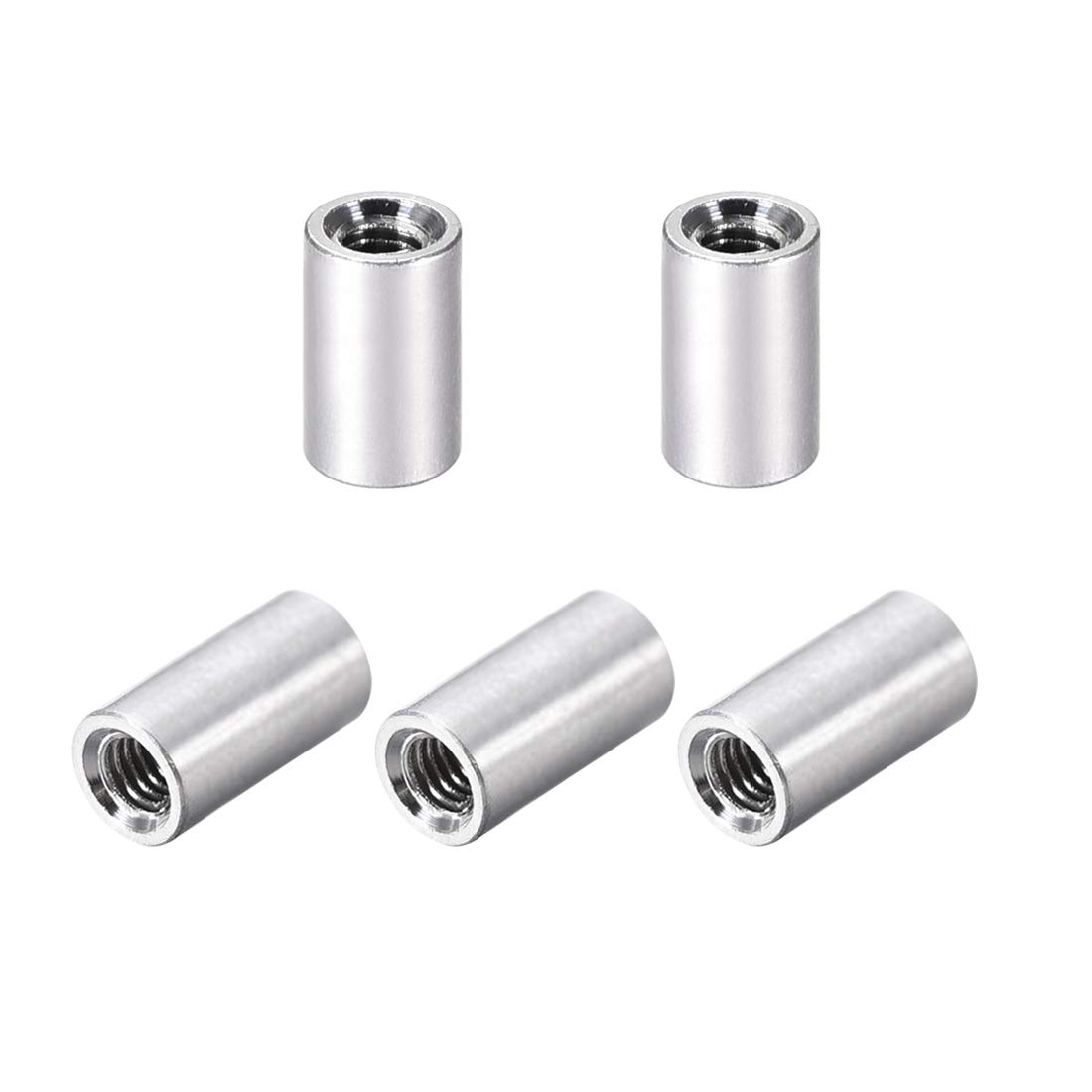 sourcing map 5 Pcs M3x10mm Round Aluminum Standoff Column Spacer Female for Drone FPV Quadcopter Racing RC Multirotors Parts DIY