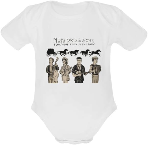 Viki Mumford & Sons Four Gentlemen of the Road Baby Onesie Bodysuit 6months