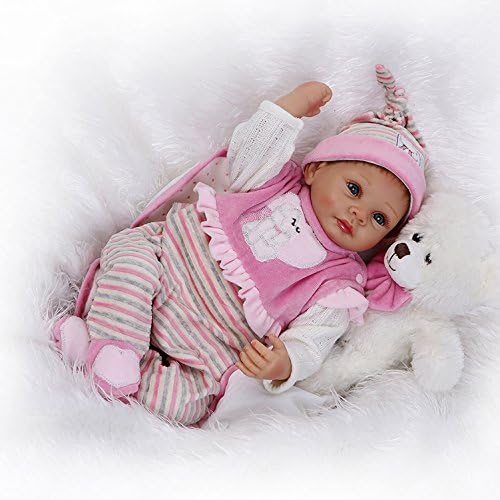Prezzo Nicery Reborn Baby Magnetic Bocca Realistica Animale Bianco Rosa Ragazzo Ragazza Giocattolo Reborn Bambino Reborn Bambola Morbido Silicone Vinyl 22inch 55 Centimetri Reborn Doll A3IT Offerte