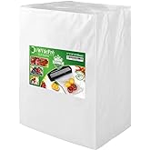 WVacFre 200 Gallon Size11x16Inch Vacuum Sealer Freezer Bags with Commercial Grade,BPA Free,Heavy Duty,Great for Food Vac Storage or Sous Vide Cooking