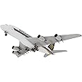 TECKEEN 1/120 Scale Paper A380 Singapore Airlines Airplane Model Paper Model PaperPlane Model for Collection (Unassembled Kit)