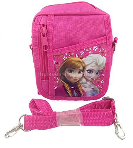 UPC 609015839768, Disney Frozen Pink Queen Elsa and Princess Anna Camera Bag