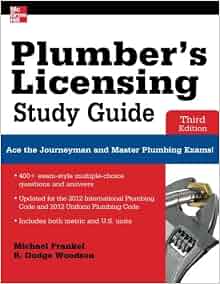 Plumber S Licensing Study Guide Third Edition Michael