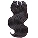 brazilian virgin hair body wave human hair bundles with free part lace closure