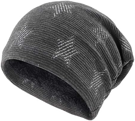 Knit Hat｜Thermal, Hipster, Striped, Fluff Warm Beanie(6 3/4-7 1/2) Multicolour for Men Women