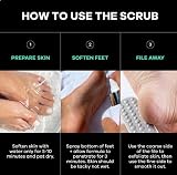 Dermasuri Foot Scrub Spray & Deluxe Sole File - Callus Remover, Exfoliating Feet view 5