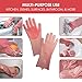 Silicone scrubbing Gloves wash Dish and car Cleaning Glove, Magic saksak Clean Washing Scrub. Kitchen Sponge Long Gloves with Scrubber. Reusable Heat Resistant Brush(Pink 1pair)